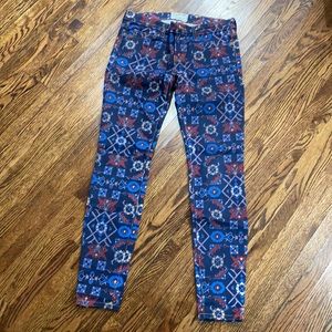 Current/Elliot Skinny “Midnight Tapestry” Jeans